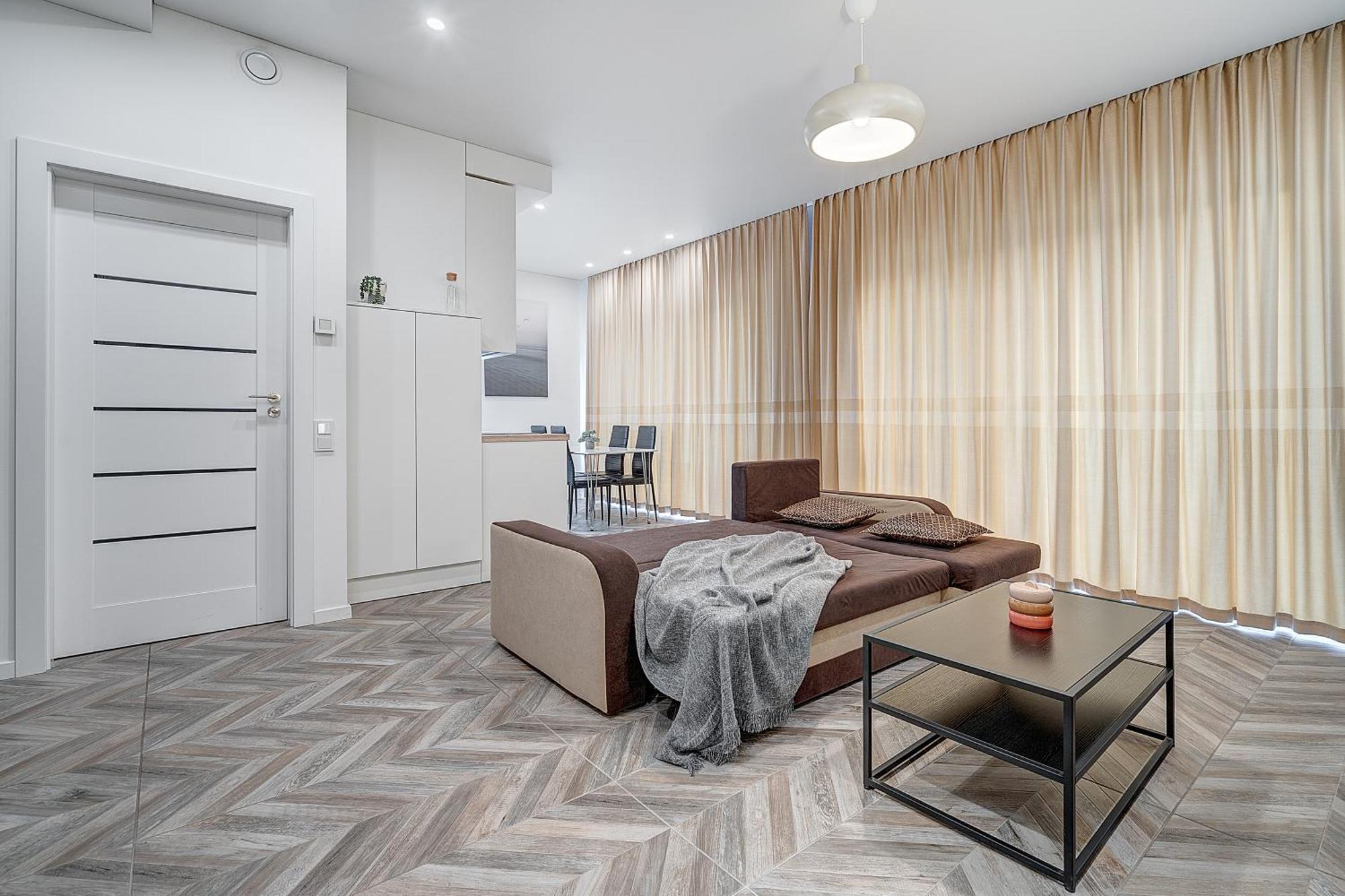Cohost I New Basteja Life Apartments W-Garage Prkg & Self Check-In Vilnius Bilik gambar