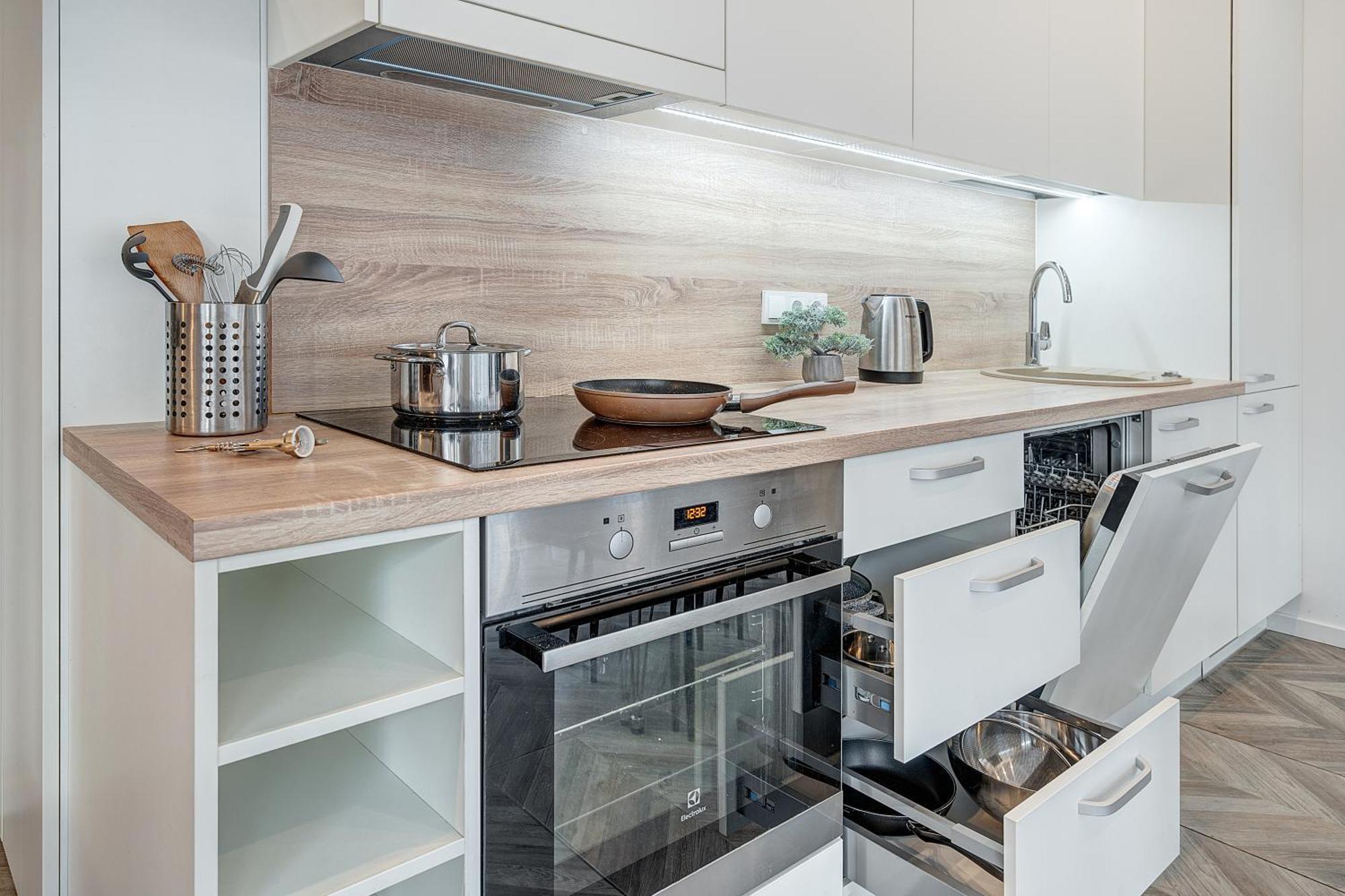 Cohost I New Basteja Life Apartments W-Garage Prkg & Self Check-In Vilnius Bilik gambar