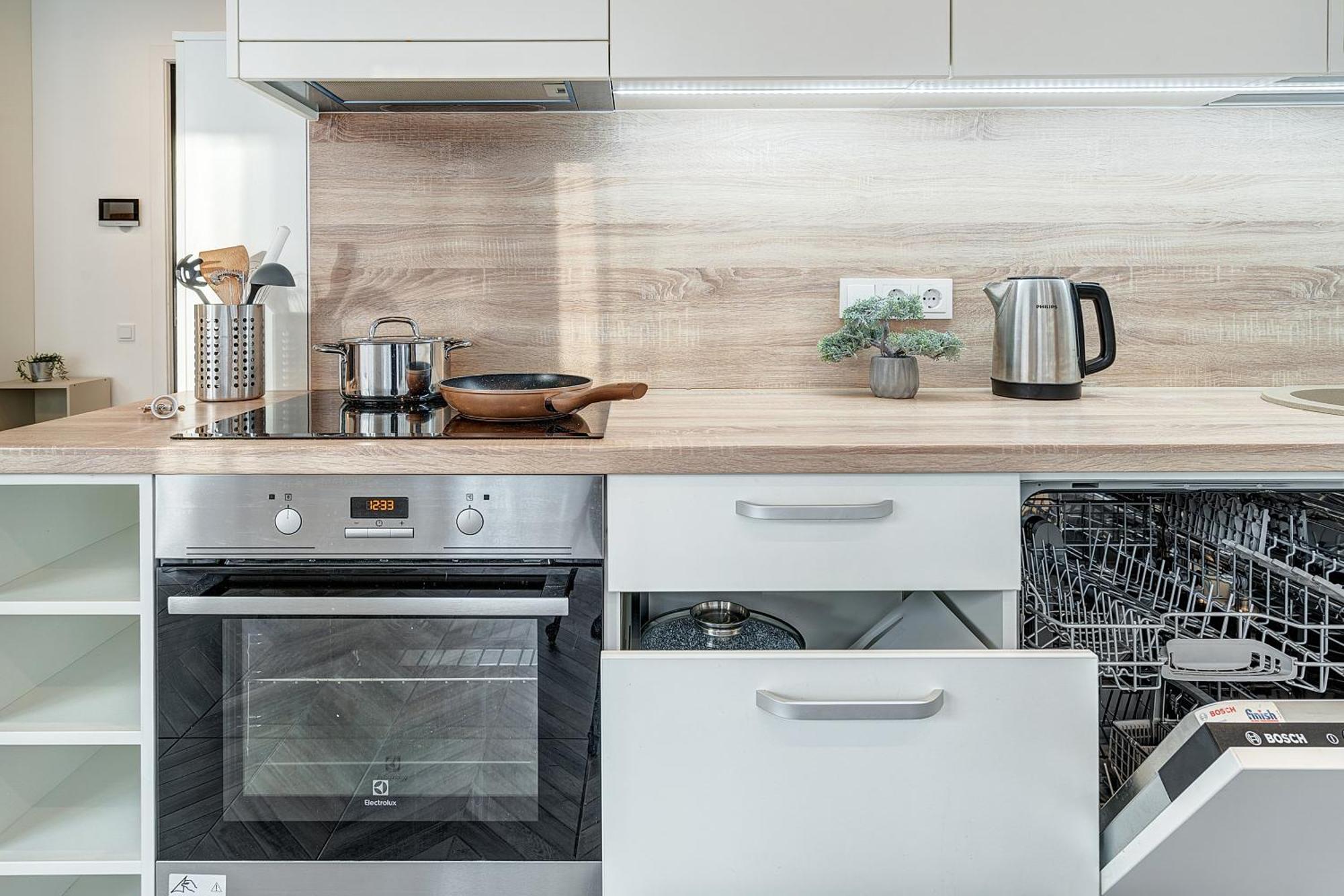 Cohost I New Basteja Life Apartments W-Garage Prkg & Self Check-In Vilnius Bilik gambar