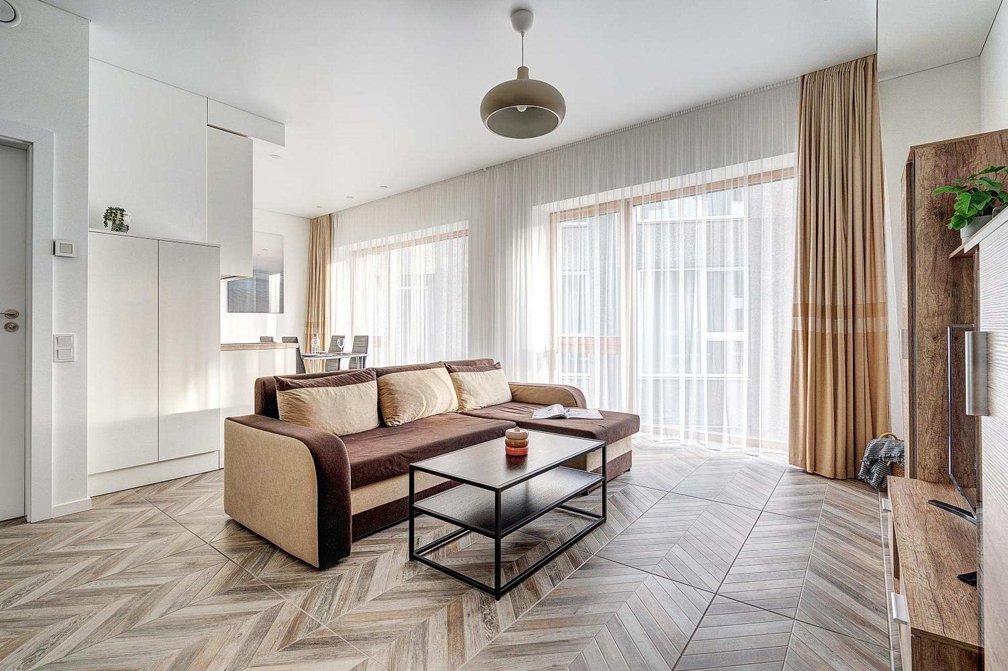 Cohost I New Basteja Life Apartments W-Garage Prkg & Self Check-In Vilnius Bilik gambar